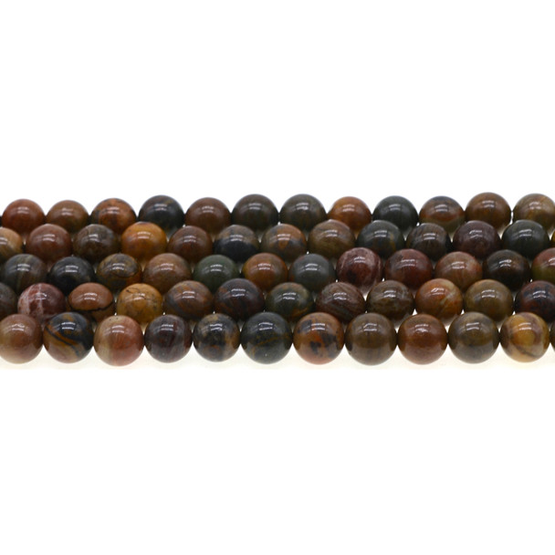 Wealth Stone Jasper Round 8mm - Loose Beads