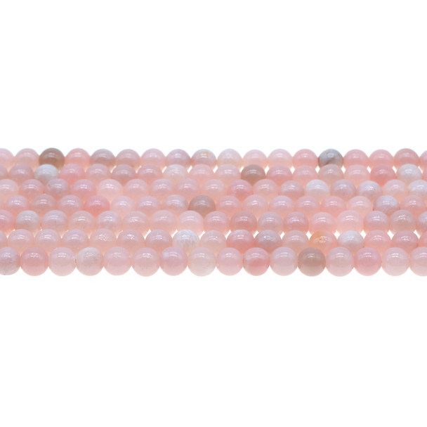 Pink Opal A Round 6mm - Loose Beads