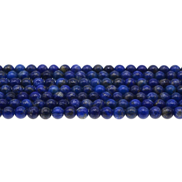 Natural Lapis AB Round 6mm - Loose Beads