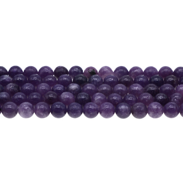Lepidolite A Round 8mm - Loose Beads