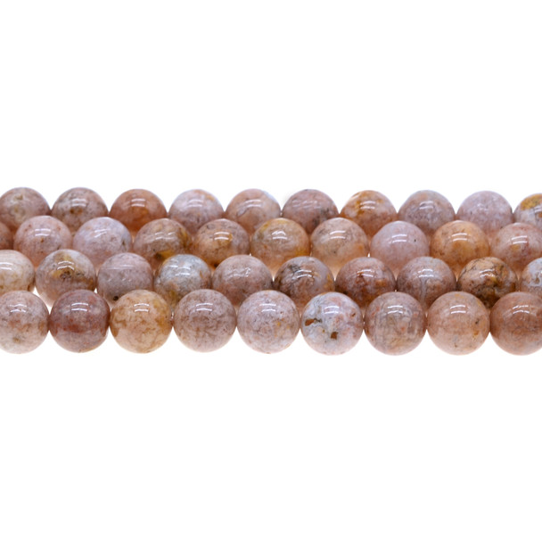 Sakura Chalcedony Round 10mm - Loose Beads