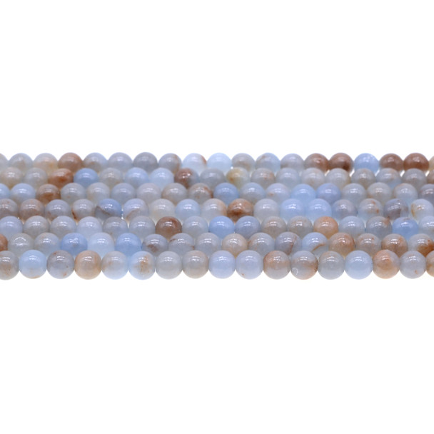 Angelite AB Round 6mm - Loose Beads