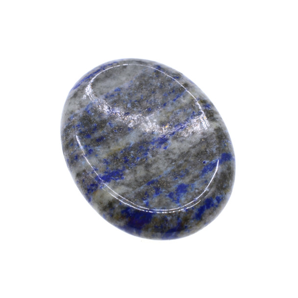Worry Stone 45x35x8mm - Natural Lapis