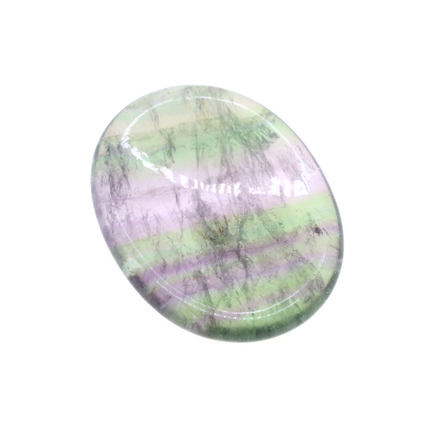 Worry Stone 45x35x8mm - Fluorite