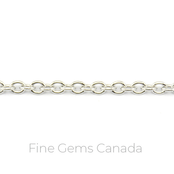Stainless Steel - 2.5mm Oval Cable Chain - 20m