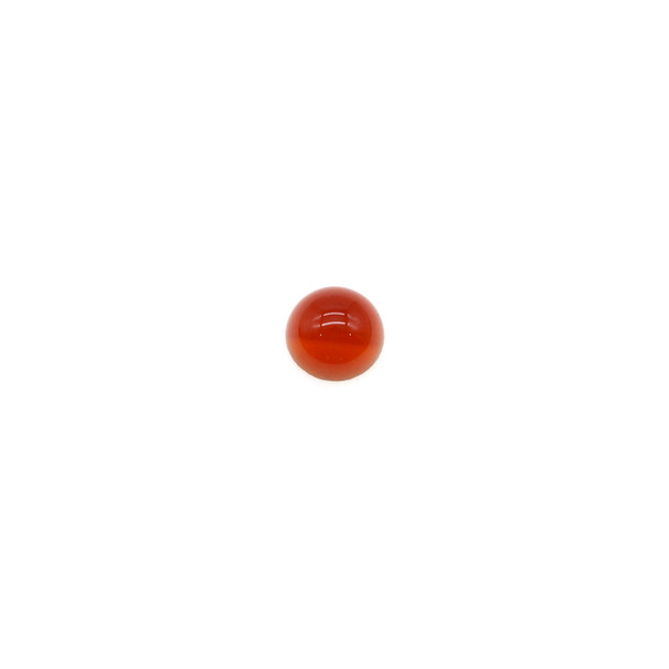 Carnelian Cabochon Round 8mm - 2/pack