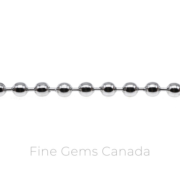 Stainless Steel - 3.0mm Ball Chain - 10m