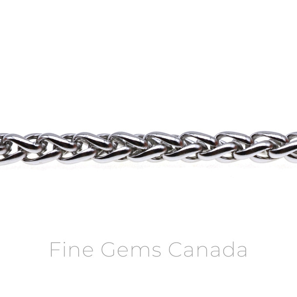 Stainless Steel - 4.0mm Wheat Chain - 10m