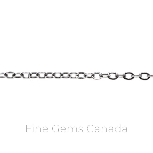 Stainless Steel - 2.0mm Flat Cable Chain - 20m