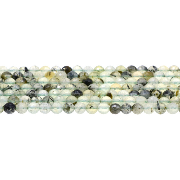 Prehnite Round Faceted 6mm - Loose Beads