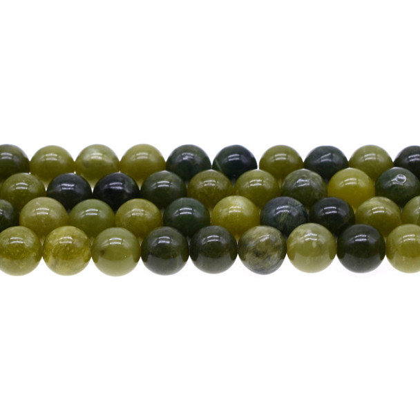 Canadian Nephrite Jade Round 10mm - Loose Beads