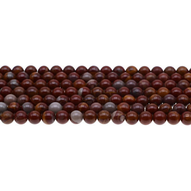 Australian Noreena Jasper Round 6mm - Loose Beads