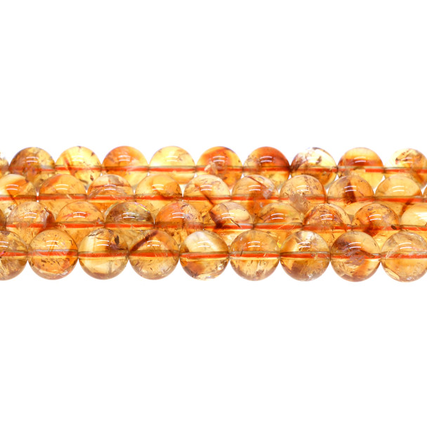 Citrine AA Round 10mm - Loose Beads