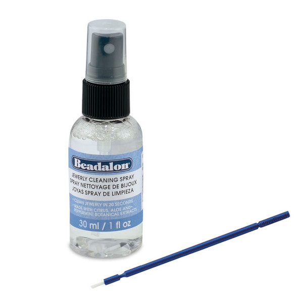 Spray Jewelry Cleaner, 30 ml (1oz), 1 brush