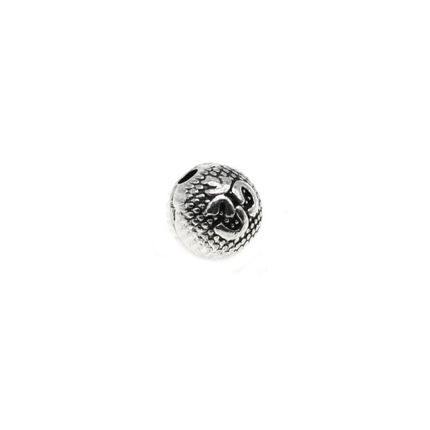 Pewter Om Bead - 8.2mm x 7.5mm (1.6mm Hole) - 30/Pack
