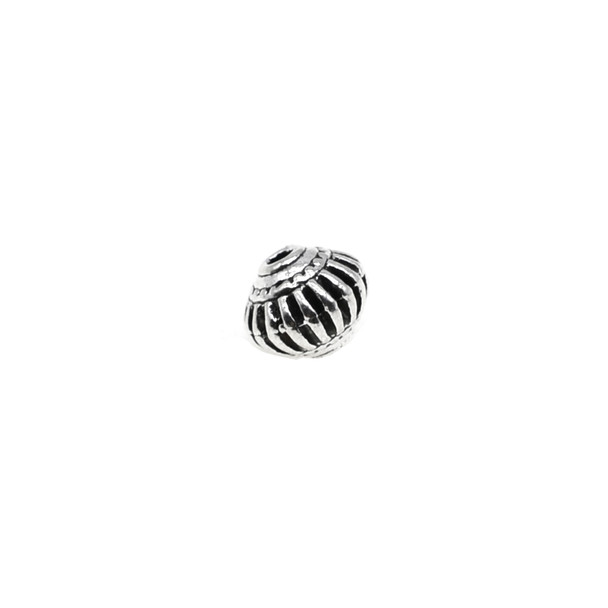 Pewter Lantern Bead - 7.9mm x 6.7mm (1.5mm Hole) - 40/Pack