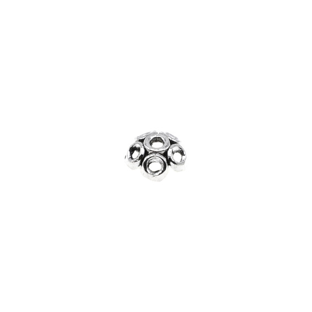 Pewter Design Bead Cap Style 611- 7mm - 200/Pack