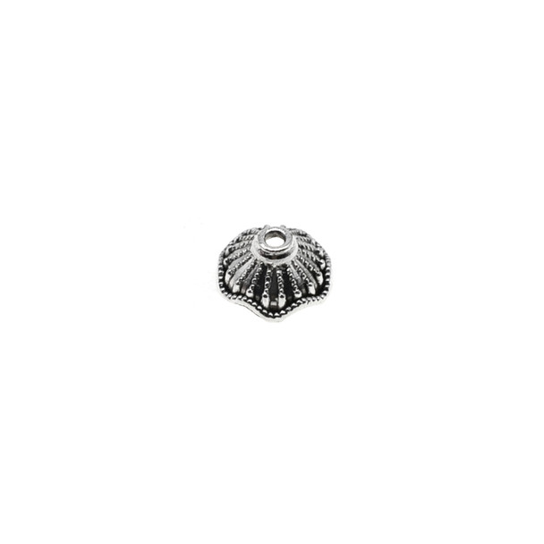 Pewter Design Bead Cap Style 613 - 8mm - 150/Pack