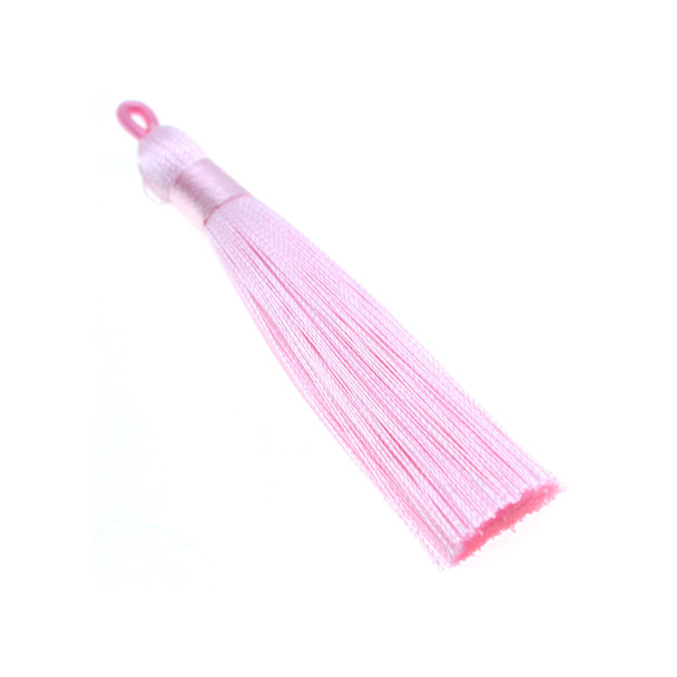 3.5 Inch Hand Made Tassel - Light Pink - 10/Pack