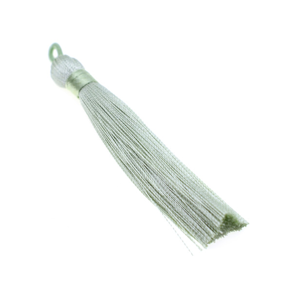 3.5 Inch Hand Made Tassel - Peridot - 10/Pack