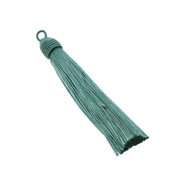 3 Inch Hand Made Beehive Tassel - Sage Green - 10/Pack