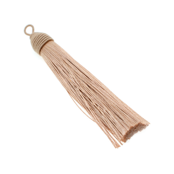3 Inch Hand Made Beehive Tassel - Champagne - 10/Pack