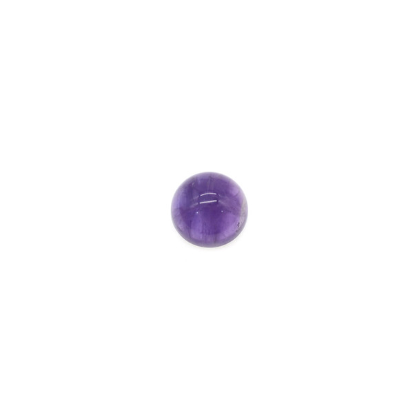Amethyst AA Cabochon Round 10mm - 2/pack