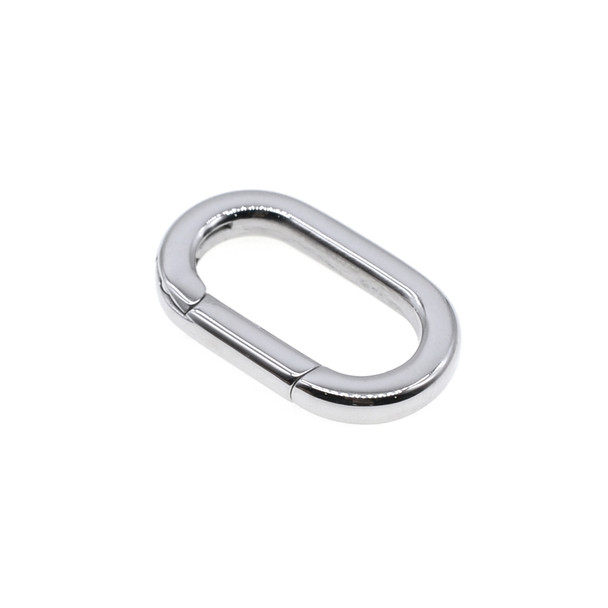 Stainless Steel - 13x22mm Rectangular Oval Oblong Triggerless Clasp - 1/Pack