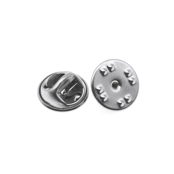 Stainless Steel - Pin Clutch Backs - 50/Pack