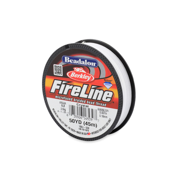 FireLine, 8 lb / 3.6 kg Break Strength, .007 in / 0.18 mm, Crystal, 50 yd / 45 m