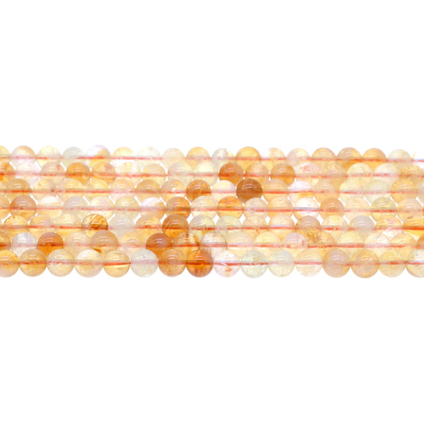 Citrine AB Round 6mm - Loose Beads