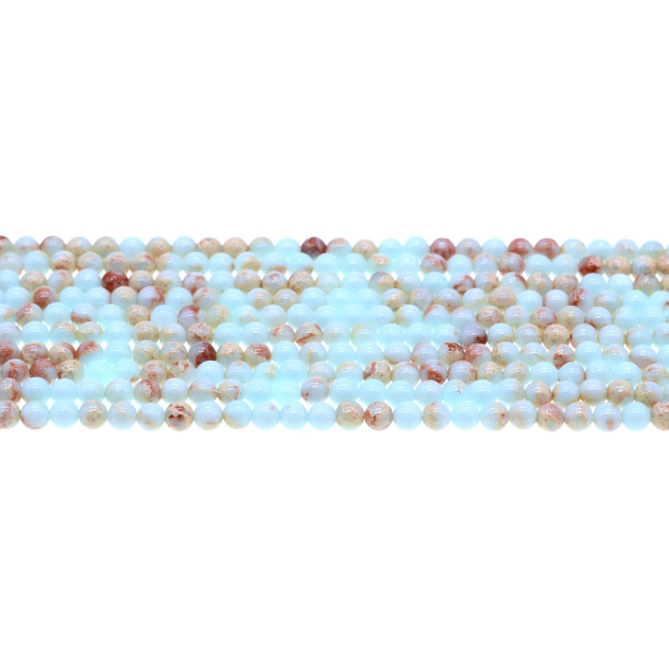 Aqua Terra Jasper Round 4mm - Loose Beads