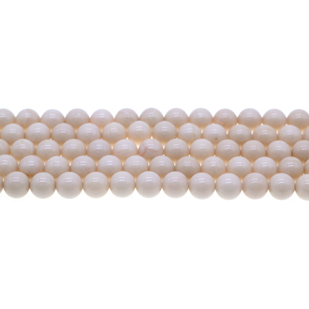 Riverstone Fossil Jasper Round 8mm - Loose Beads