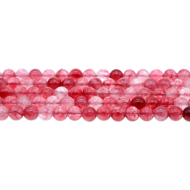 Rainbow Quartz (Cranberry) 8mm - Loose Beads