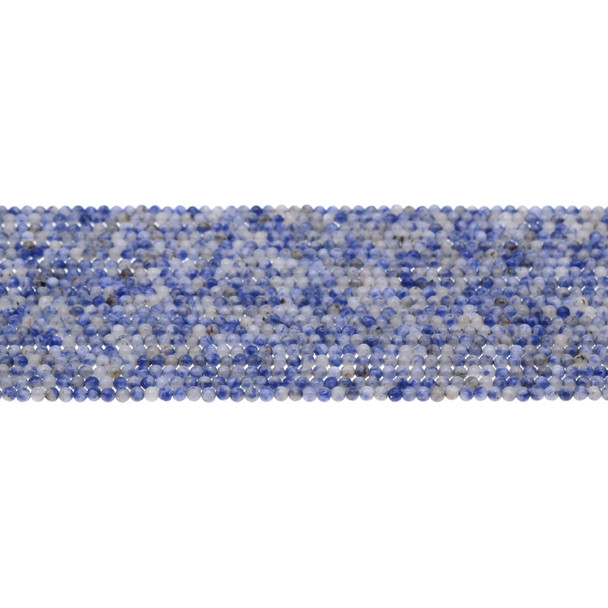 Blue Spot Jasper Round 2mm - Loose Beads