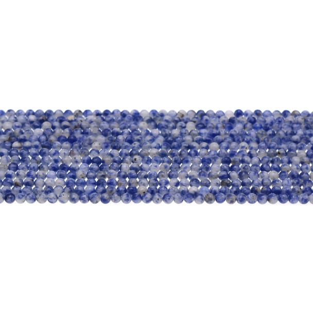 Blue Spot Jasper Round 3mm - Loose Beads