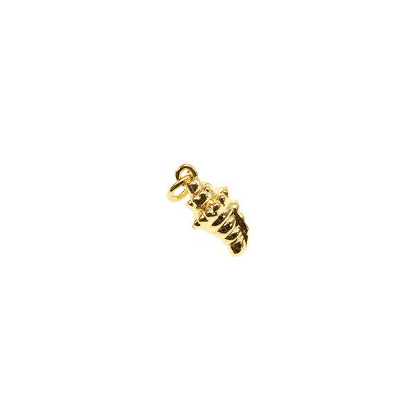 7x12mm Shell Conch Charm (Gold Plated) - 4/Pack