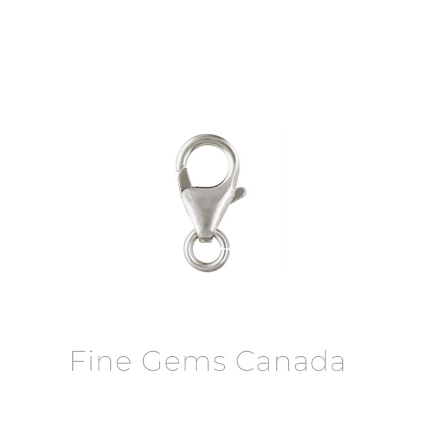 Small Trigger Clasp (5.5x10.0mm) w/Ring  - 4/pack - 925 Sterling Silver