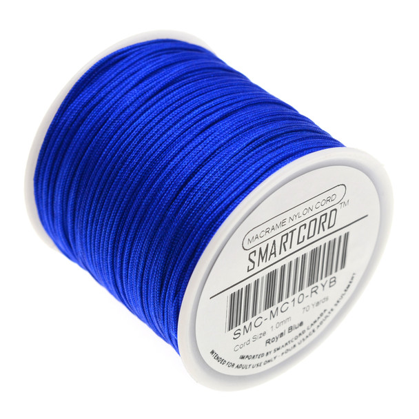 Macrame Nylon Cord 1.0mm - Royal Blue (70 Yards)