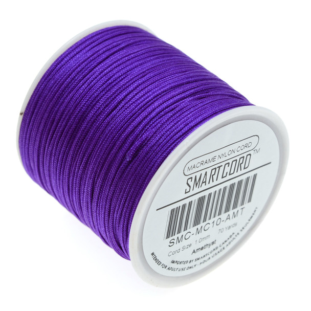 Macrame Nylon Cord 1.0mm - Amethyst (70 Yards)