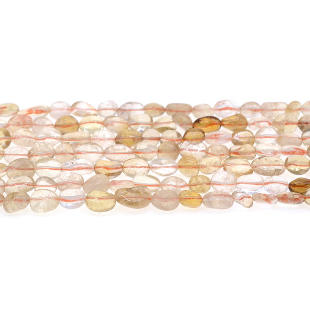 Citrine Nugget Irregular 6mm x 8mm - Loose Beads