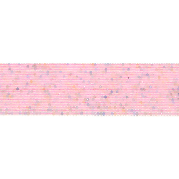 Morganite Roundel Faceted Diamond Cut 2mm x 2mm x 1mm - Loose Beads