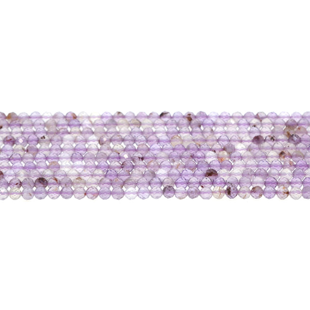 Auralite Round Faceted Diamond Cut 4mm - Loose Beads