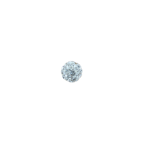 Pave Crystal Beads Crystal 6MM - 6/pack