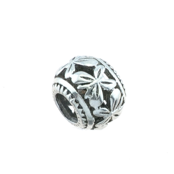 Pewter Large Hole Beads (8Pcs)