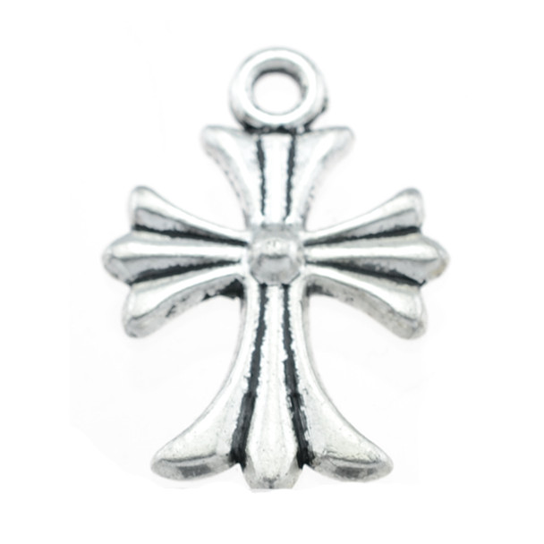 Pewter Classical Cross Charm (24Pcs)