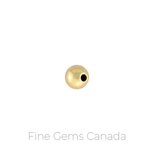 14K Gold Filled - 6.0mm Bead 1.5mm Hole  - 10/Pack