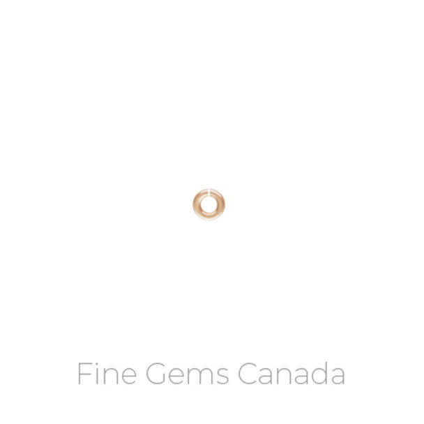 14K Rose Gold Filled - Jump Ring (0.76x3.0mm) - 50/Pack