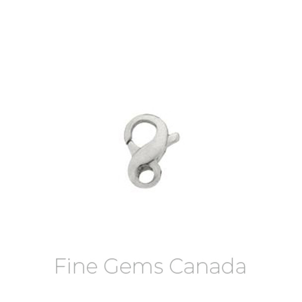 Small Infinity Clasp (6.7x11.5mm) - 4/pack - 925 Sterling Silver