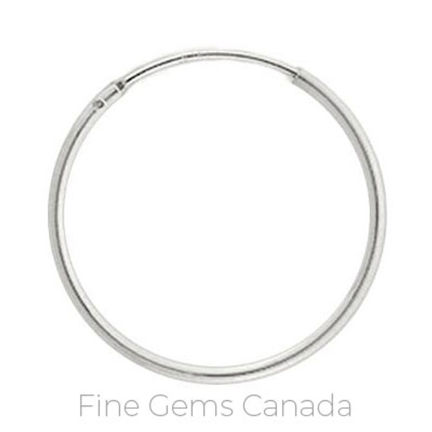 1.25 x 30.0mm Endless Hoop - 4/pack - 925 Sterling Silver